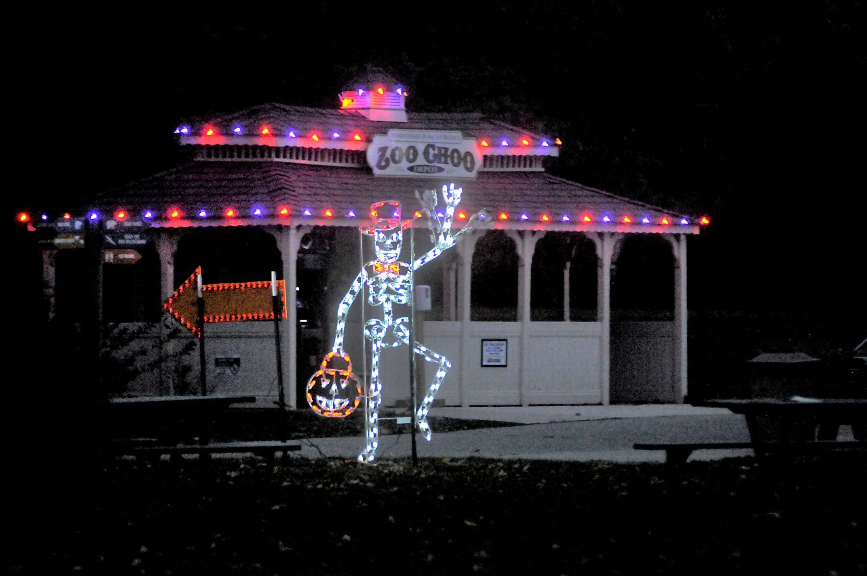 Halloween Glow at the Racine Zoo